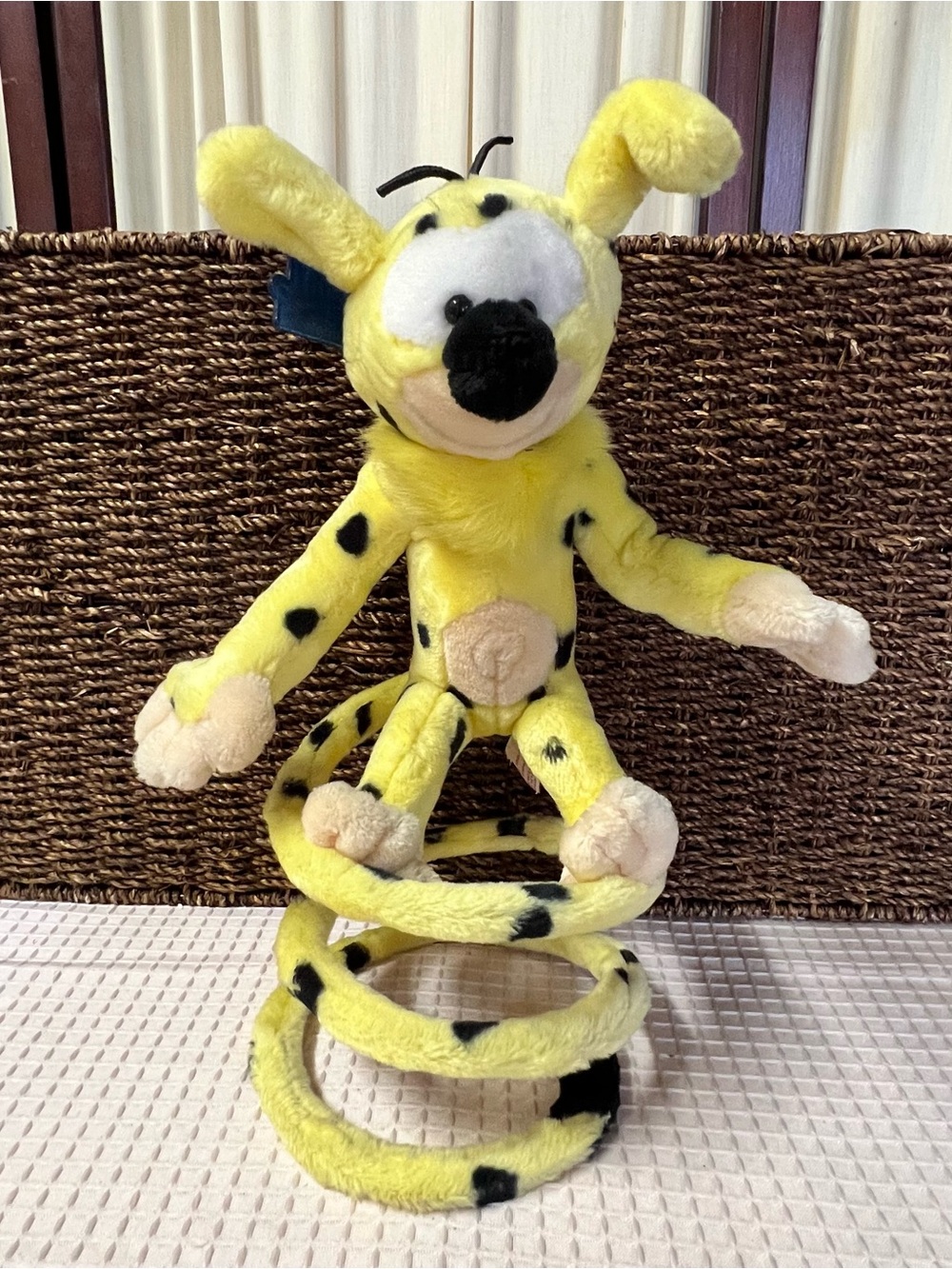 Vintage Rare 1993 Applause Disney Marsupilami Plush With Spring Tail